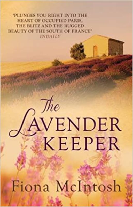 Book cover for "The Lavender Keeper" by Fiona McIntosh