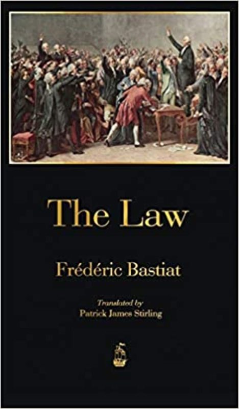 Book cover for "The Law" by Frédéric Bastiat