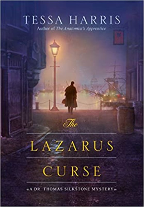 Book cover for "The Lazarus Curse" by Tessa Harris