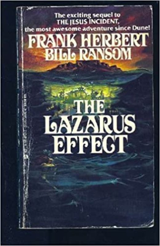 Book cover for "The Lazarus Effect" by Frank Herbert