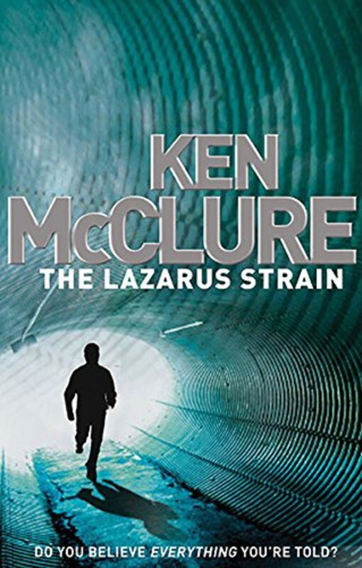 Book cover for "The Lazarus Strain" by Ken McClure