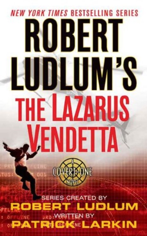 Book cover for "The Lazarus Vendetta" by Patrick Larkin