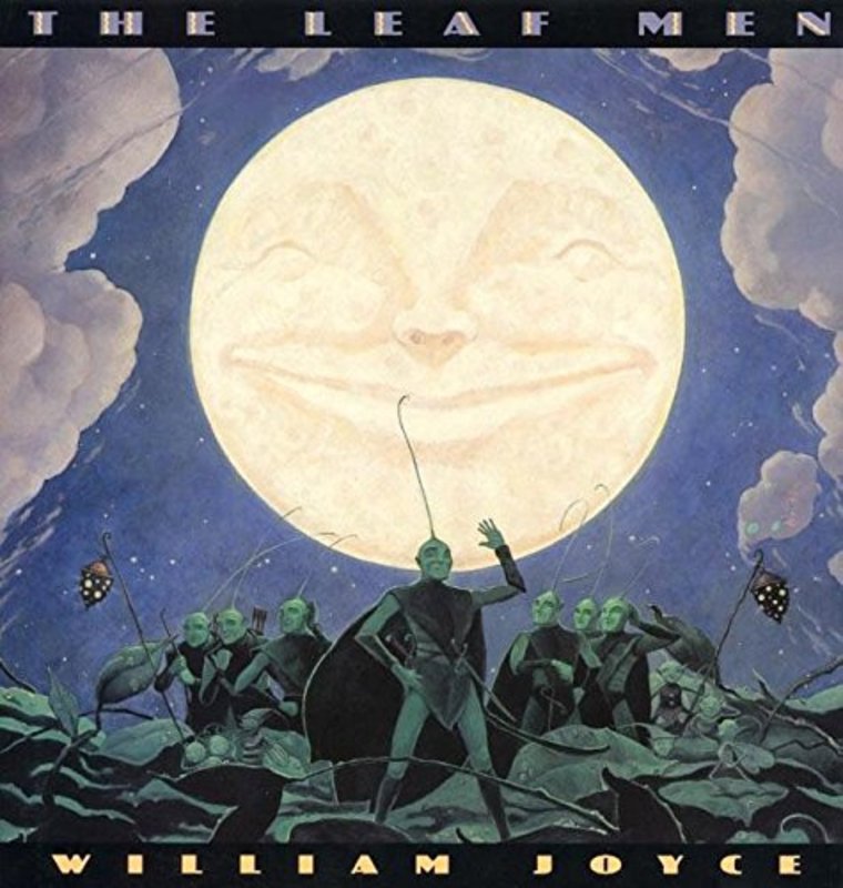 Book cover for "The Leaf Men and the Brave Good Bugs" by William Joyce