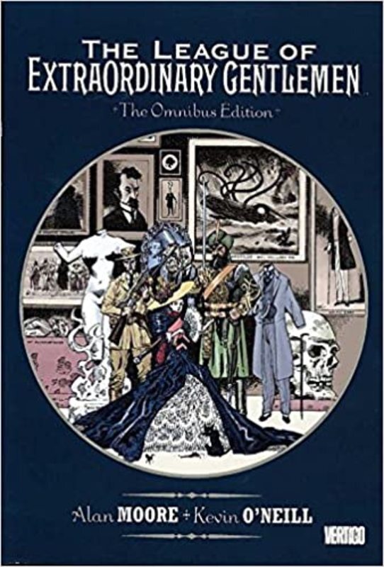 Book cover for "The League of Extraordinary Gentlemen" by Alan Moore