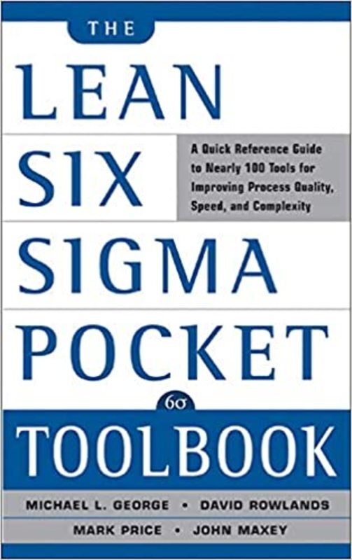 Book cover for "The Lean Six Sigma Pocket Toolbook" by Michael L. George