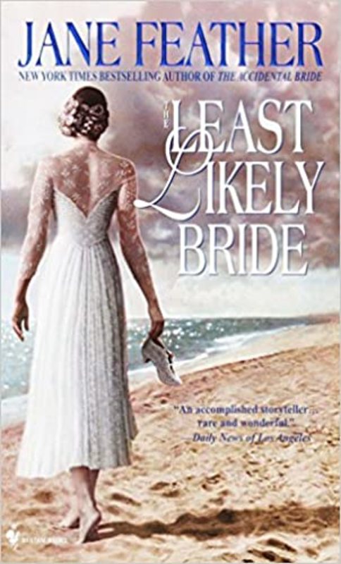 Book cover for "The Least Likely Bride" by Jane Feather