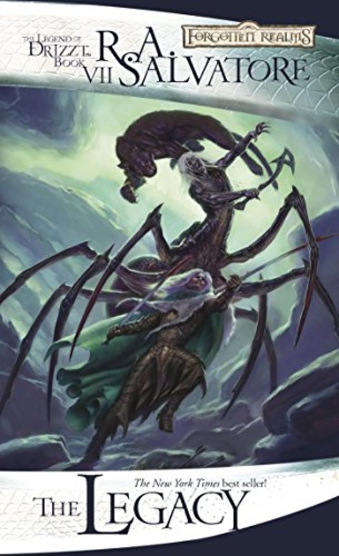Book cover for "The Legacy" by RA Salvatore