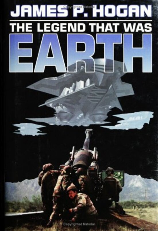 Book cover for "The Legend That Was Earth" by James P Hogan