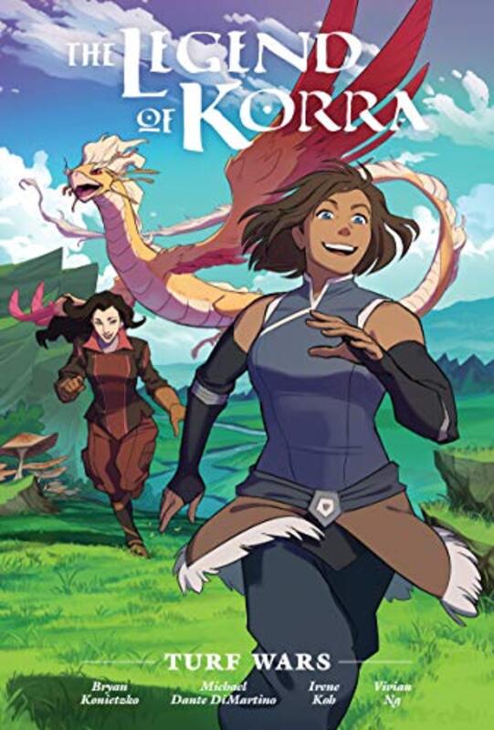 Book cover for "The Legend of Korra: Turf Wars" by Michael Dante DiMartino