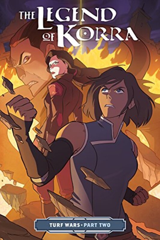 Book cover for "The Legend of Korra: Turf Wars, Part Two" by Michael Dante DiMartino