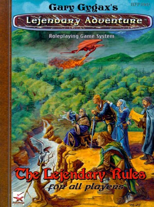 Book cover for "The Lejendary Rules for All Players" by Gary Gygax