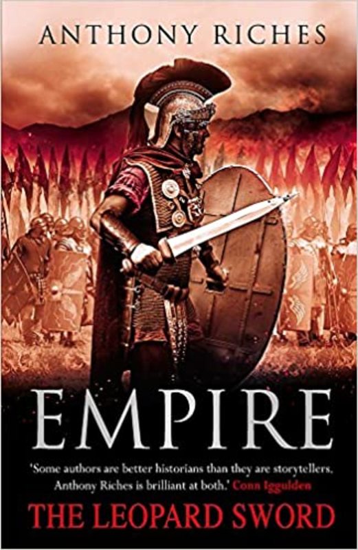 Book cover for "The Leopard Sword" by Anthony Riches