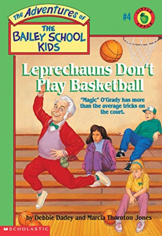 Book cover for "The Leprechauns Don't Play Basketball" by Marcia Thornton Jones