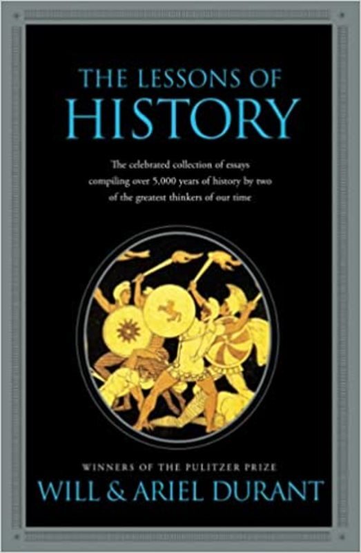 Book cover for "The Lessons of History" by Will & Ariel Durant