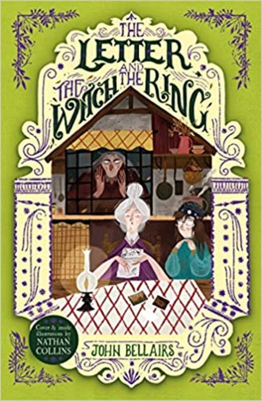 Book cover for "The Letter, the Witch and the Ring" by John Bellairs