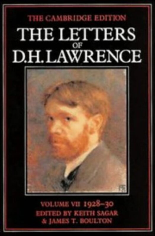 Book cover for "The Letters of D. H. Lawrence, Vol. VII 1928-30" by DH Lawrence