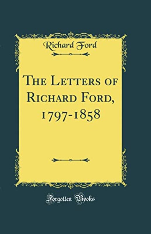 Richard Ford book cover