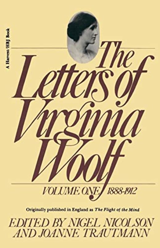 Book cover for "The Letters of Virginia Woolf, Vol. 1" by Virginia Woolf