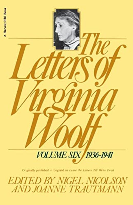 Book cover for "The Letters of Virginia Woolf, Vol. 6" by Virginia Woolf