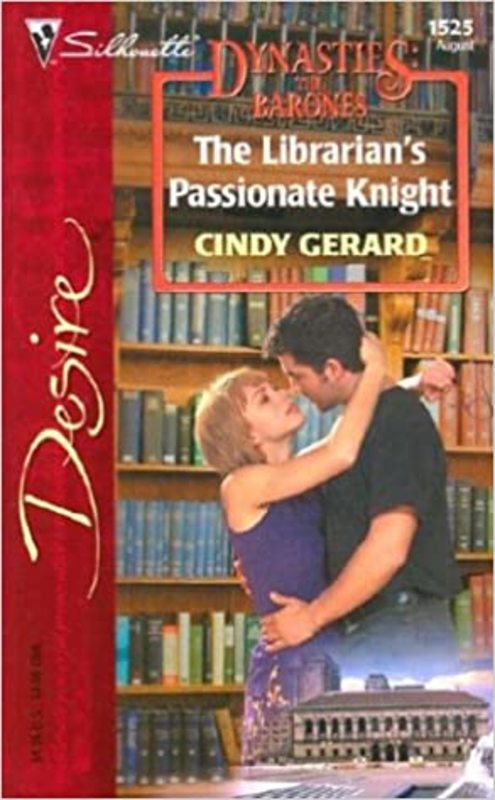 Book cover for "The Librarian's Passionate Knight" by Cindy Gerard