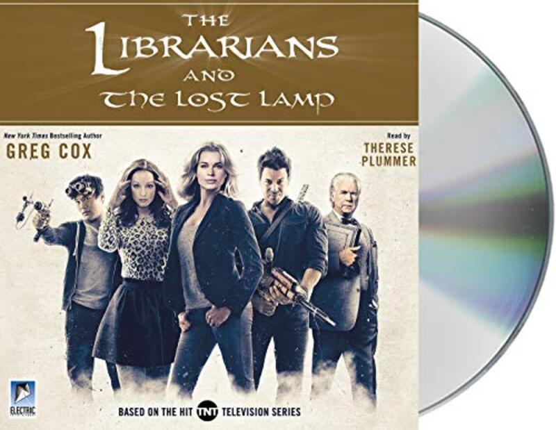 Book cover for "The Librarians and The Lost Lamp" by Greg Cox
