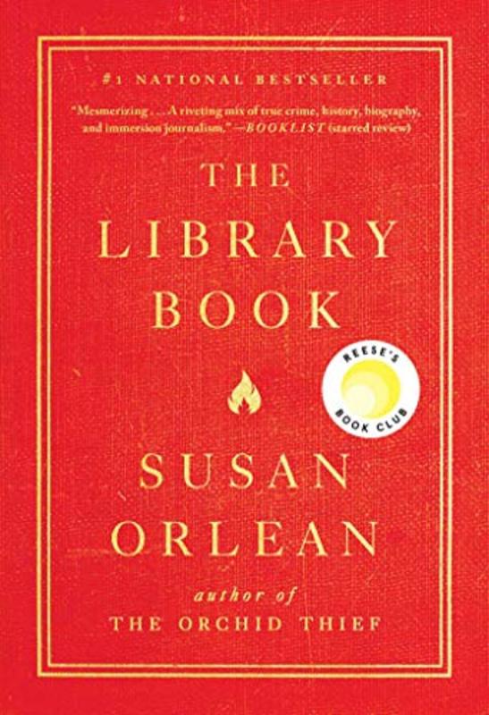 Book cover for "The Library Book" by Susan Orlean