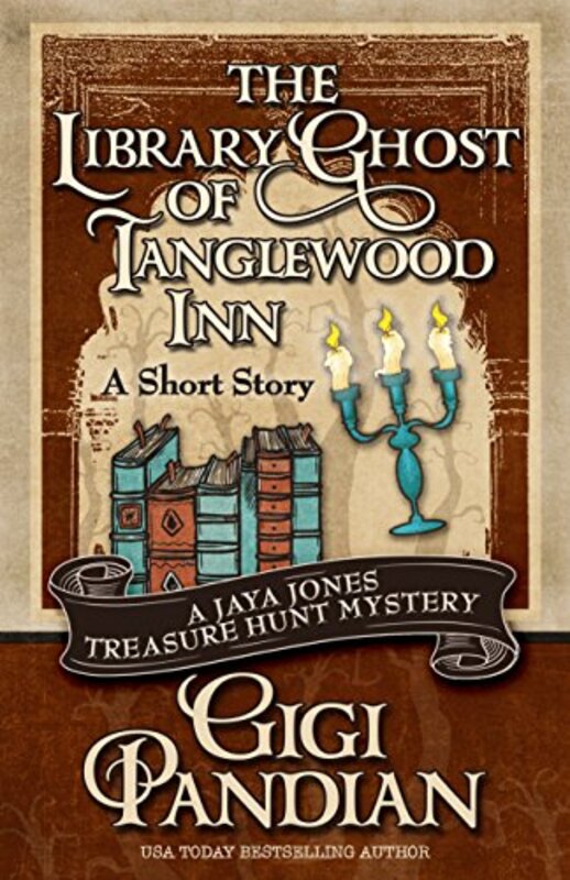 Book cover for "The Library Ghost of Tanglewood Inn" by Gigi Pandian