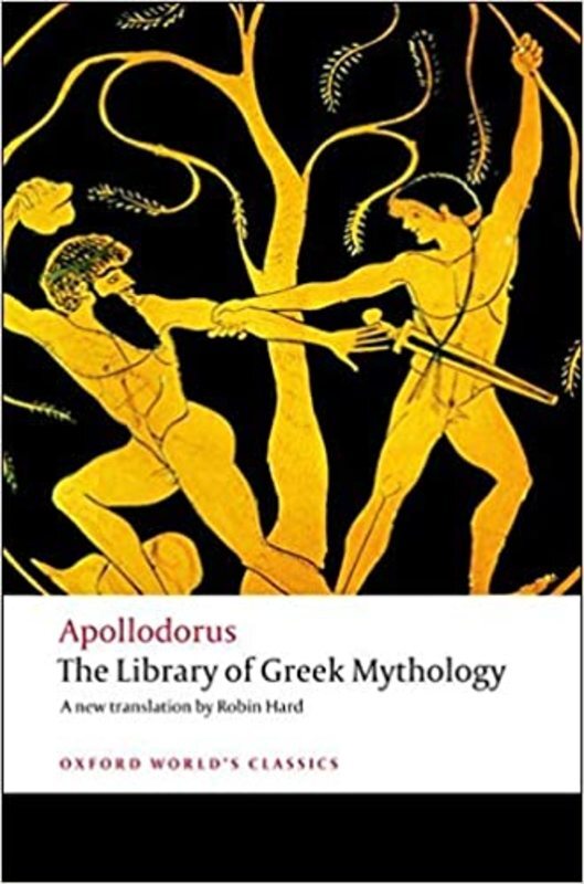 Book cover for "The Library of Greek Mythology" by Apollodorus