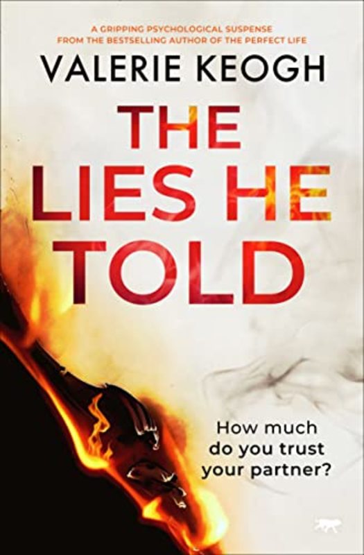 Book cover for "The Lies He Told" by Valerie Keogh