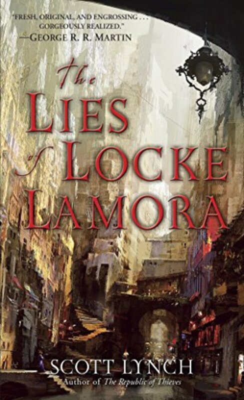 Book cover for "The Lies of Locke Lamora" by Scott Lynch