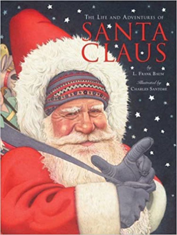 Book cover for "The Life and Adventures of Santa Claus" by L Frank Baum
