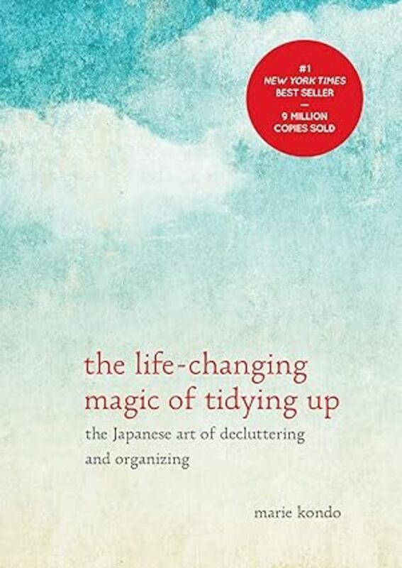 Book cover for "The Life-Changing Magic of Tidying Up" by Marie Kondo