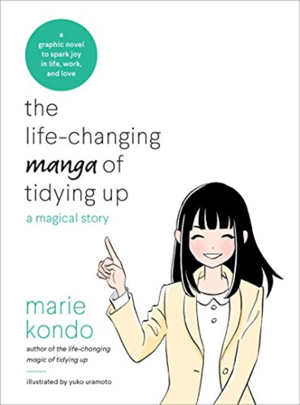 Book cover for "The Life-Changing Manga of Tidying Up"