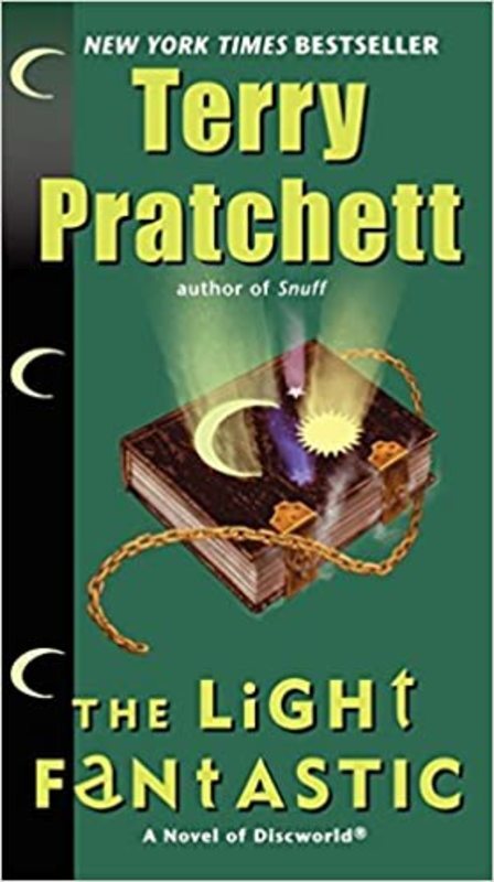 Book cover for "The Light Fantastic" by Terry Pratchett