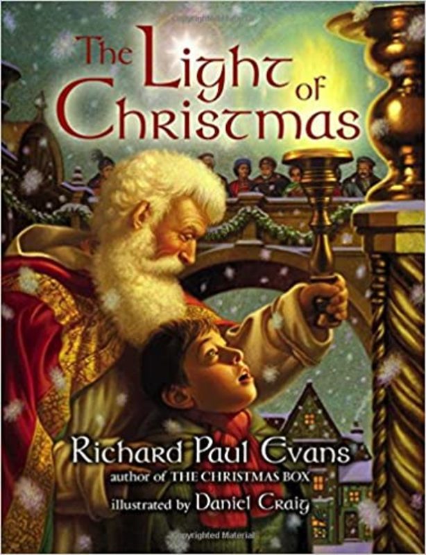 Book cover for "The Light of Christmas" by Richard Paul Evans