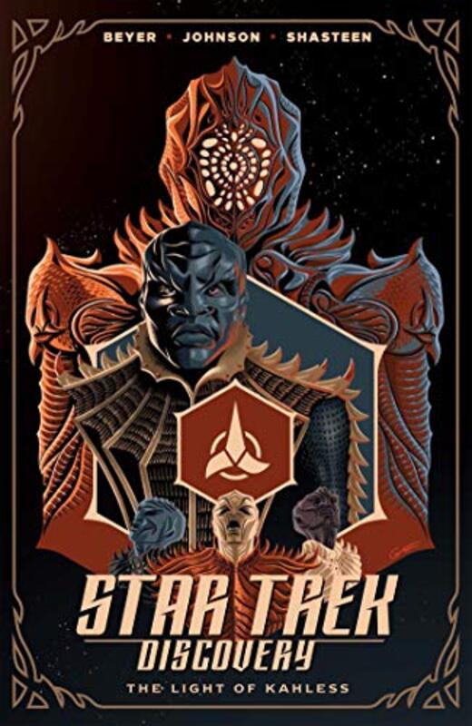 Book cover for "The Light of Kahless" by Kirsten Beyer