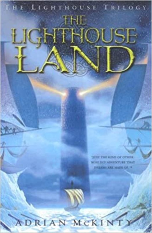 Book cover for "The Lighthouse Land" by Adrian McKinty