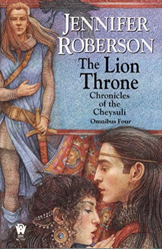 Book cover for "The Lion Throne" by Jennifer Roberson