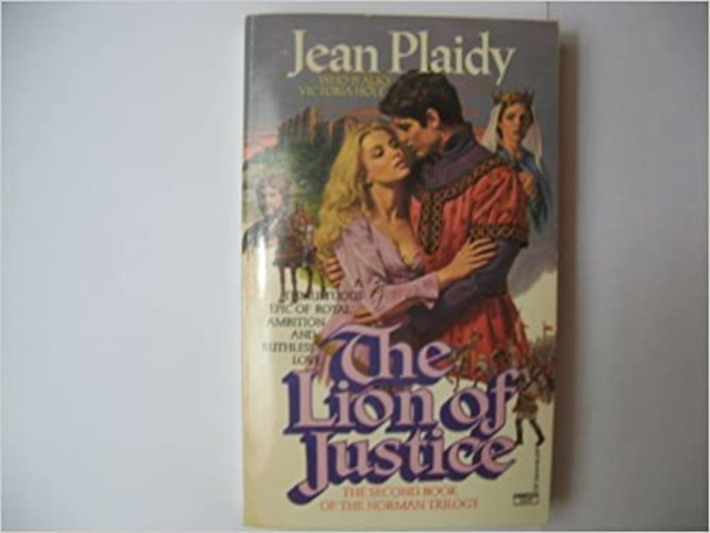 Book cover for "The Lion of Justice" by Jean Plaidy