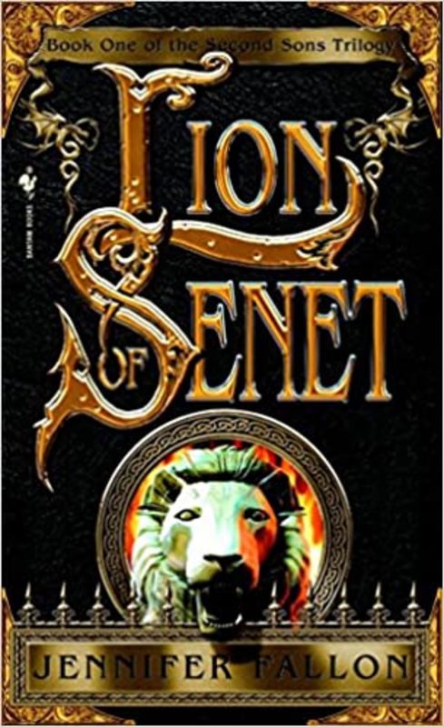Book cover for "Lion of Senet" by Jennifer Fallon