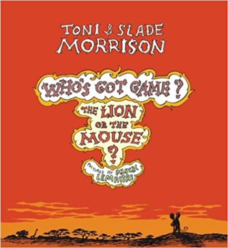 Book cover for "The Lion or the Mouse?" by Toni Morrison