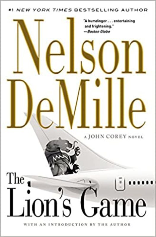 Book cover for "The Lion's Game" by Nelson DeMille