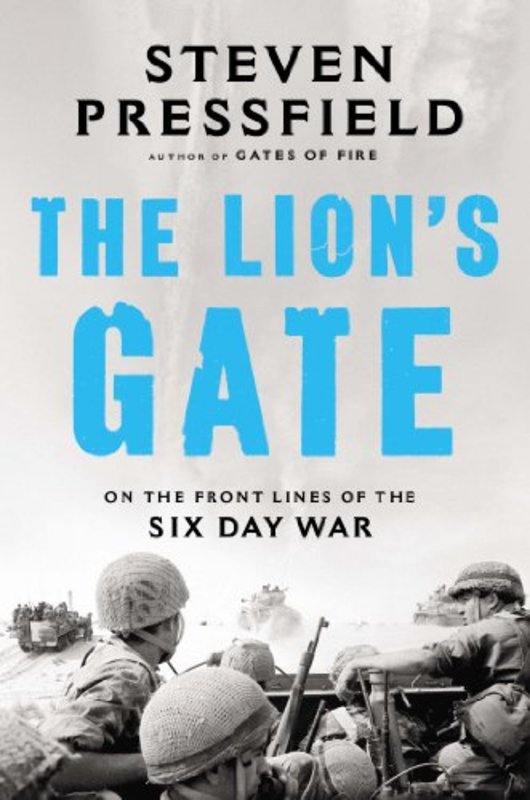 Book cover for "The Lion's Gate" by Steven Pressfield