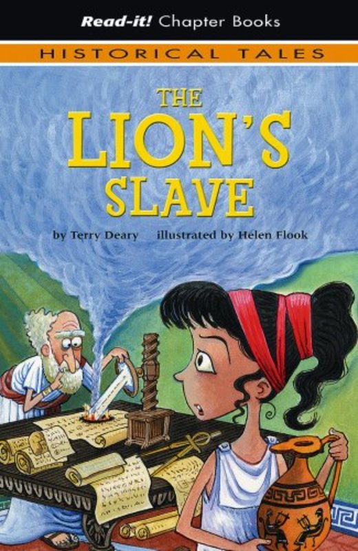 Book cover for "The Lion's Slave" by Terry Deary