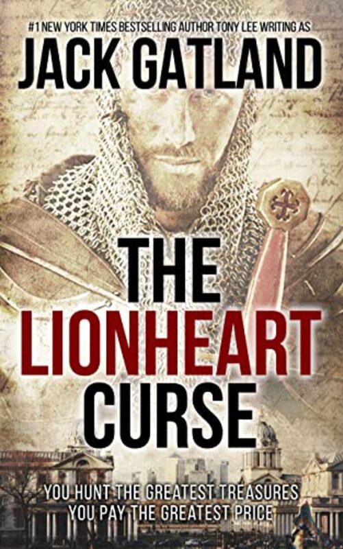 Book cover for "The Lionheart Curse" by Jack Gatland