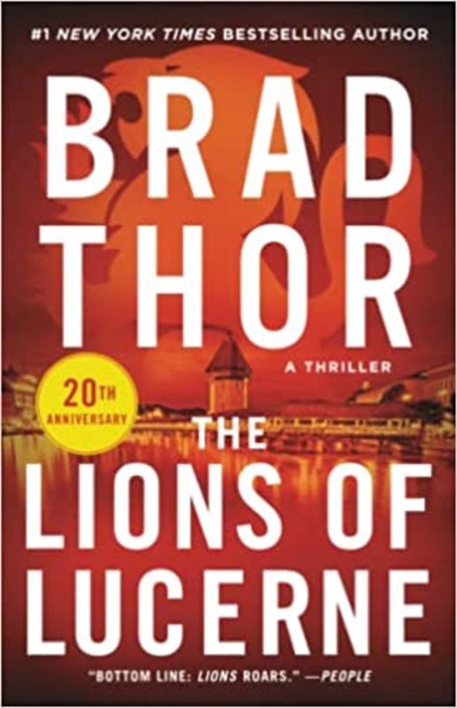 Book cover for "The Lions of Lucerne"