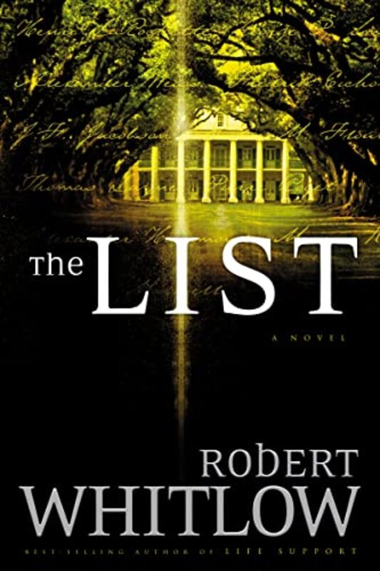 Book cover for "The List" by Robert Whitlow