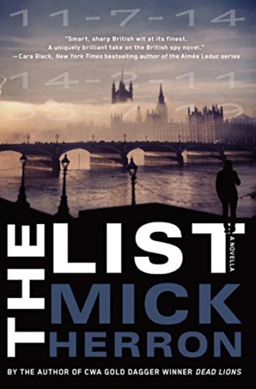Book cover for "The List" by Mick Herron