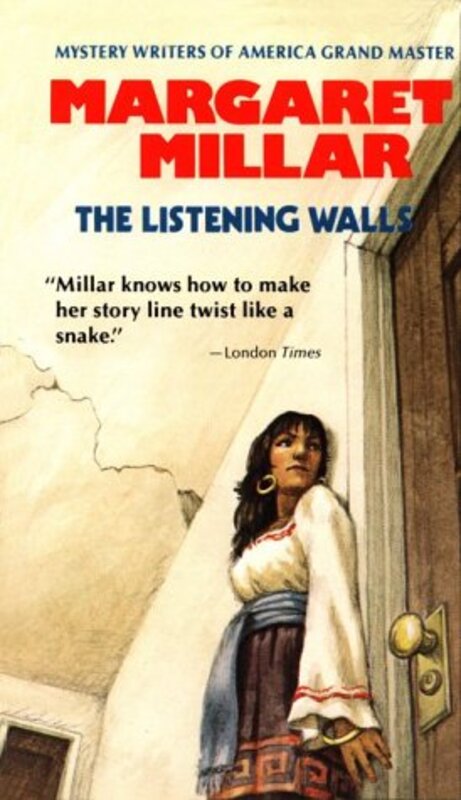 Book cover for "The Listening Walls" by Margaret Millar
