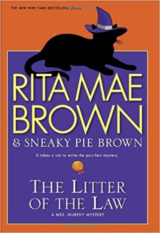 Book cover for "The Litter of the Law" by Rita Mae Brown